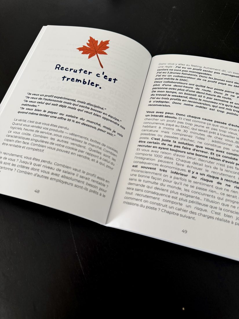 Double page : Recruter c'est trembler